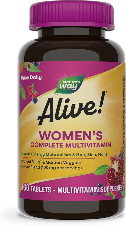 Nature's Way Alive! Daily Complete Multivitamin 130 Tablets, 130 Tablets