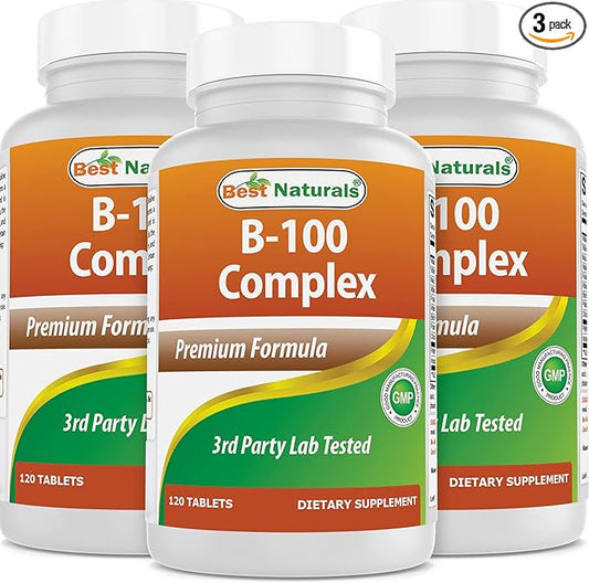 Best Naturals B 100 Complex 120 (120 Count 3))