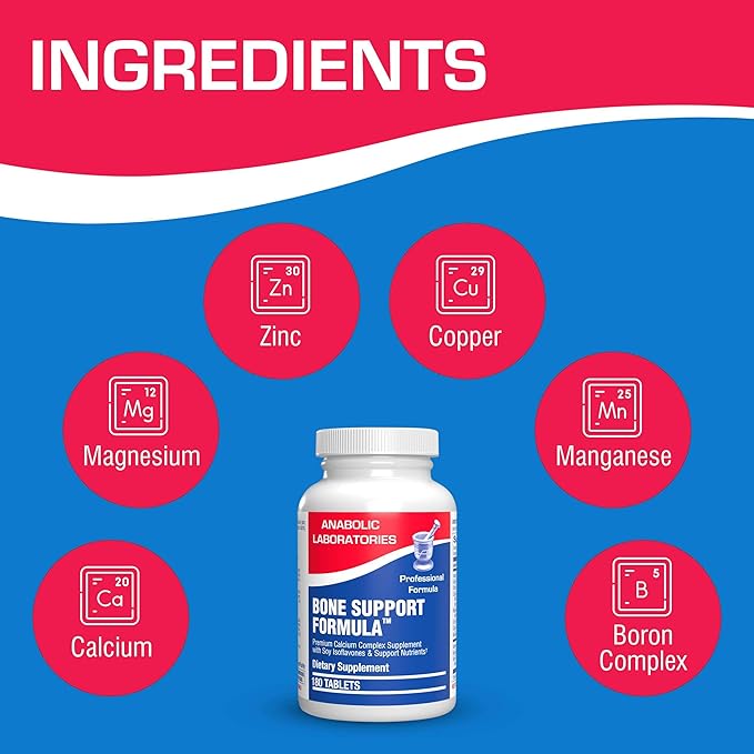 Anabolic Laboratories Bone Support Calcium Complex 180 Tablets