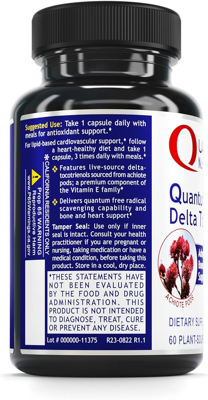 QNL Quantum Delta Tocotrienol 60 Plant-Source