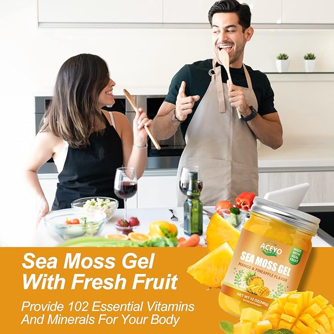 (12 OZ) Irish Sea Moss Gel 102 Vitamins
