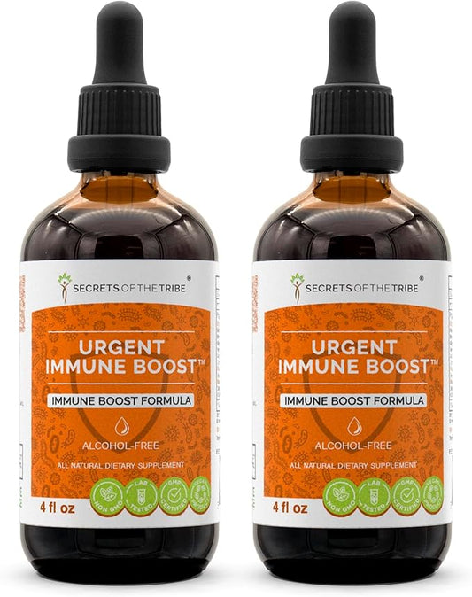 Urgent Immune Boost Alcohol-FREE Extract, High-Potency 2x4 oz