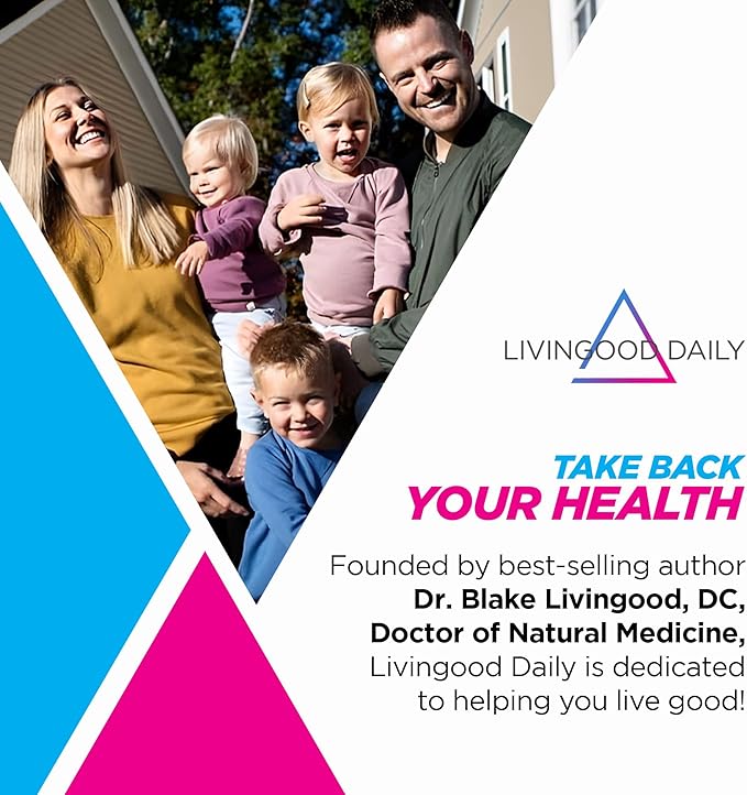 Livingood Daily Support - Supplement for Health with Beta Glucans, Pine Sterol, CoQ10, and Garlic Root - LDL & Triglycerides - Vegan, 60 Capsules