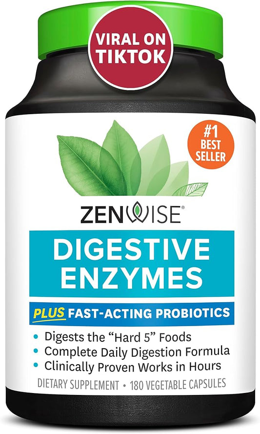 Zenwise Health Digestive Enzymes 180 Count