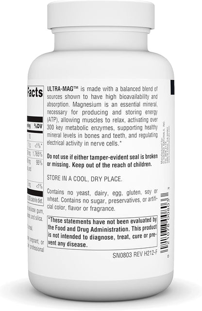 Source Naturals Ultra-Mag High-Efficiency Magnesium Complex 120 Tablets