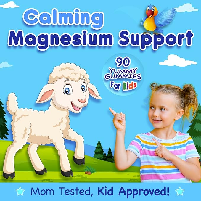 Infusions Calm Magnesium Gummies for Kids 90 Count - Soft and Delicious Healthy Muscle Bone & Energy Support Vegan Friendly & Non-GMO (2)
