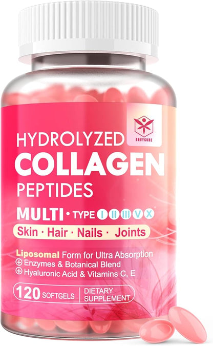Hydrolyzed Collagen Peptides for Women 2000mg 120 Softgels