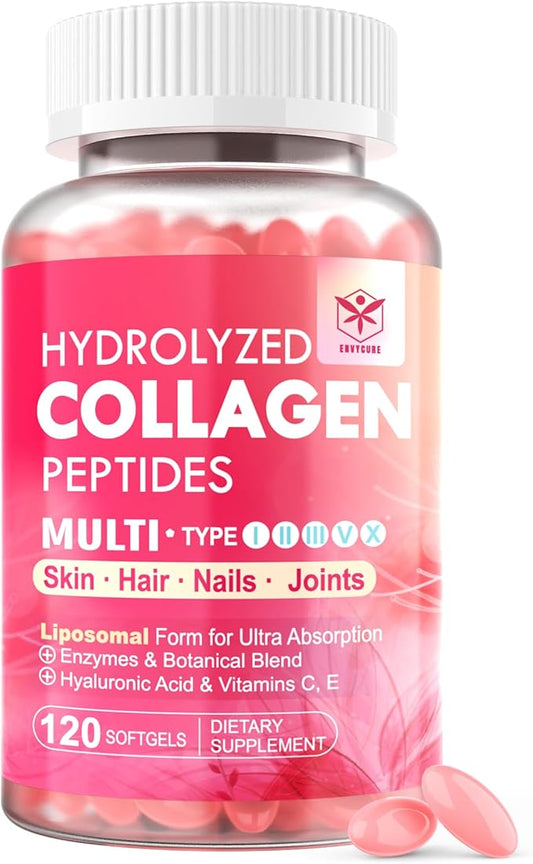 Hydrolyzed Collagen Peptides for Women 2000mg 120 Softgels
