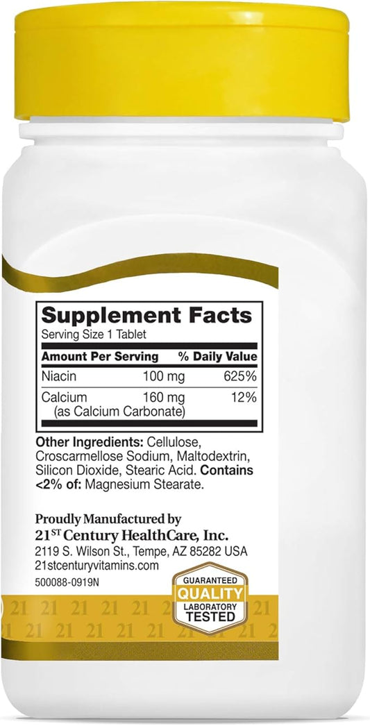 21st Century Niacin Tablets, 100 mg, 110 Count 4)