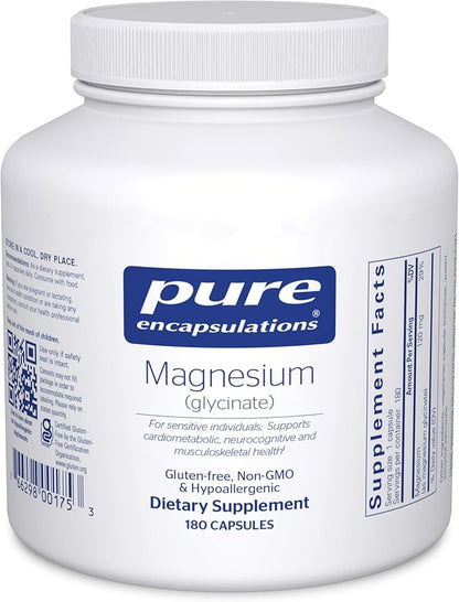 Pure Encapsulations Magnesium (Glycinate) 180 Capsules