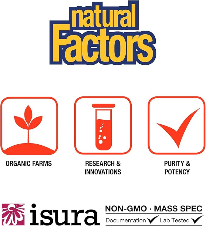 Natural Factors, Glucosamine Sulfate, Supports Healthy 180 Capsules