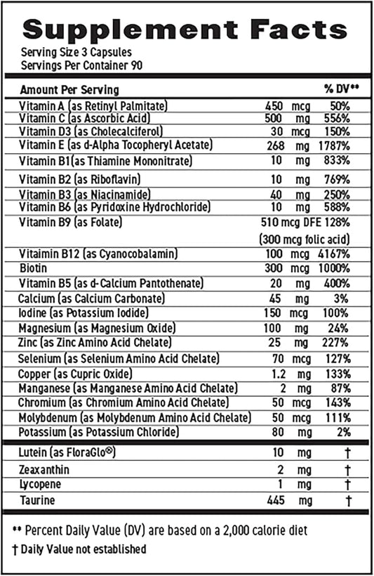 MaxiVision® Eye & Body Formula 2 Study 270 Eye 1 Bottle