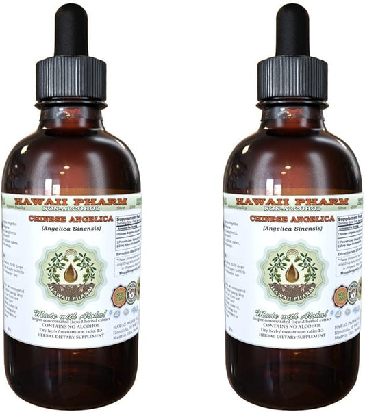 Angelica Chinese Alcohol-Free Liquid Extract, Organic 2x4 oz