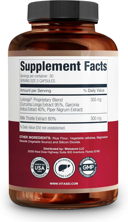 Liver Cleanse Detox & Repair, Liver C3, Support 60 Capsules
