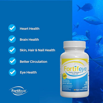 Super Omega-3 Fish Oil 1600 mg 3 | 60 Servings