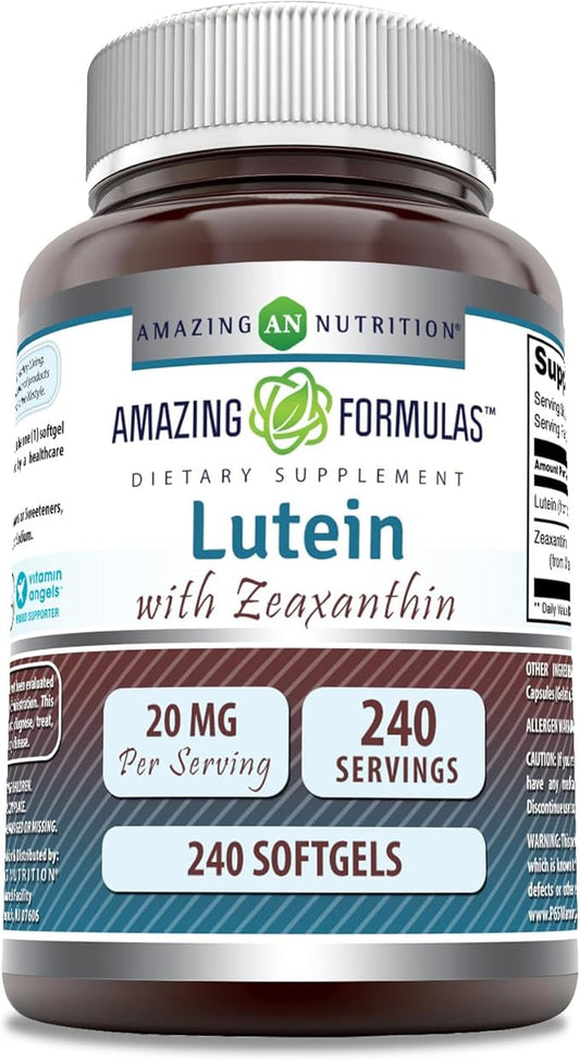 Amazing Formulas Lutein 20 mg 800 mcg (240 Count)