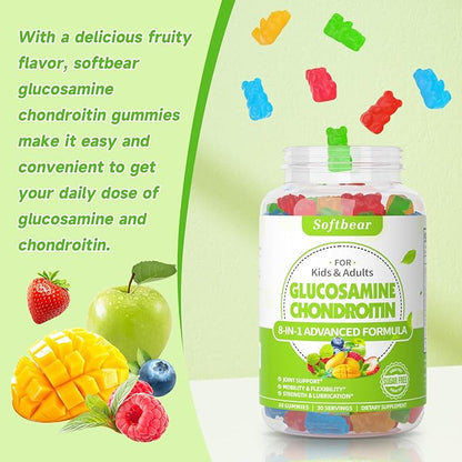 Glucosamine Chondroitin Gummies with MSM Triple 120 Gummies