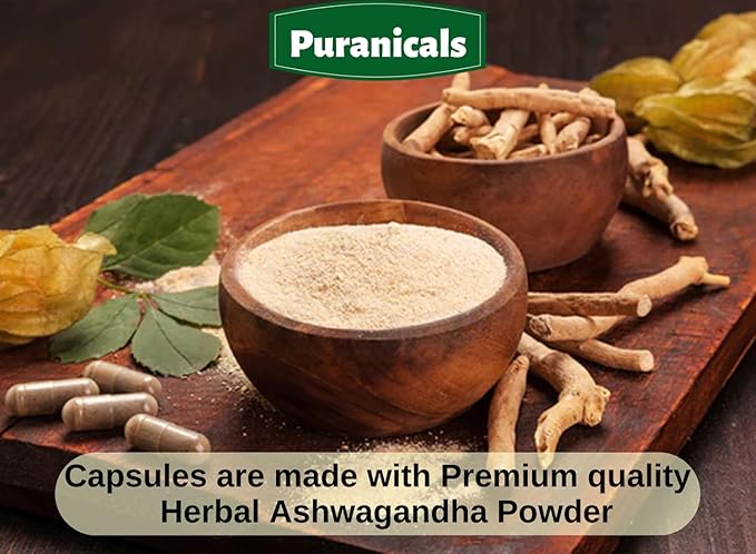 Ashwagandha Premium 320 Capsules Non GMO 500 mg 100% Pure