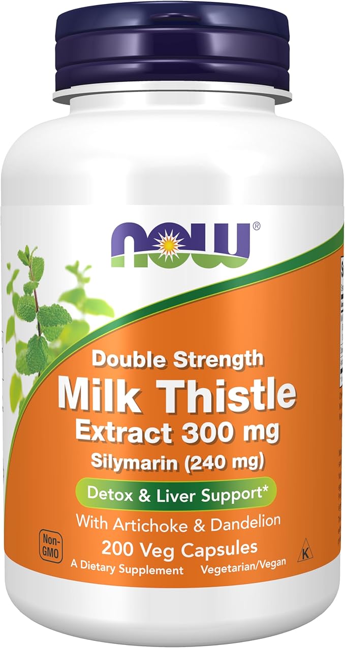 NOW Supplements, Silymarin Milk Thistle Extract 300 mg C-1,000 with