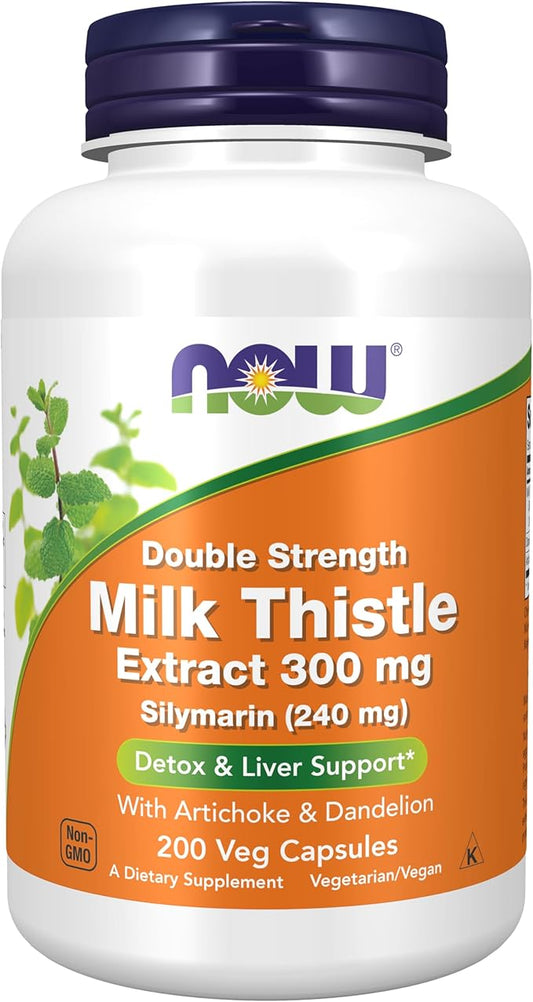 NOW Supplements, Silymarin Milk Thistle Extract 300 mg C-1,000 with