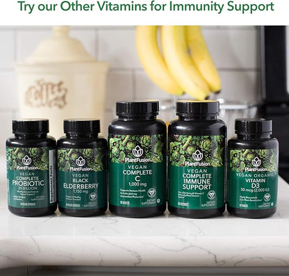 PlantFusion Vegan Vitamin C 1,000 500mg Bioflavonoid 90 Vegan