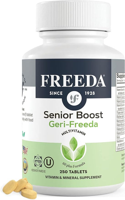 Freeda Senior Multivitamin 60 and 60 Plus 60 Plus (250 Count)