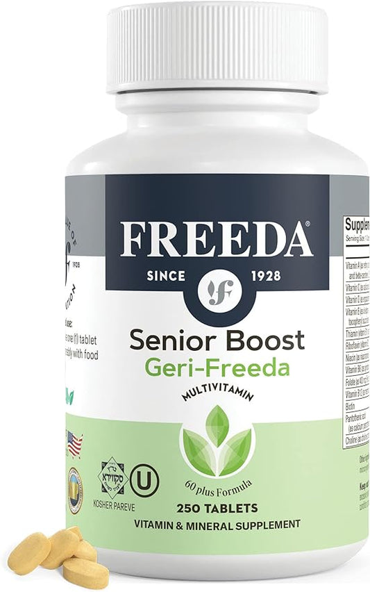 Freeda Senior Multivitamin 60 and 60 Plus 60 Plus (250 Count)