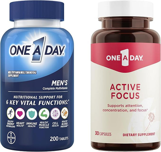 ONE A DAY Bundle Multivitamin 200 Count 30 Capsules