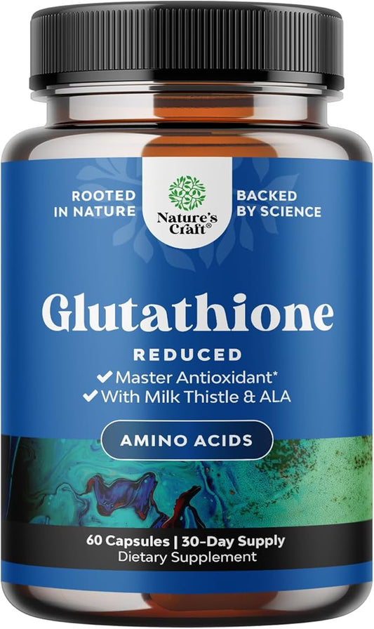 Reduced Glutathione Supplement with Glutamic Acid 1000mg Per