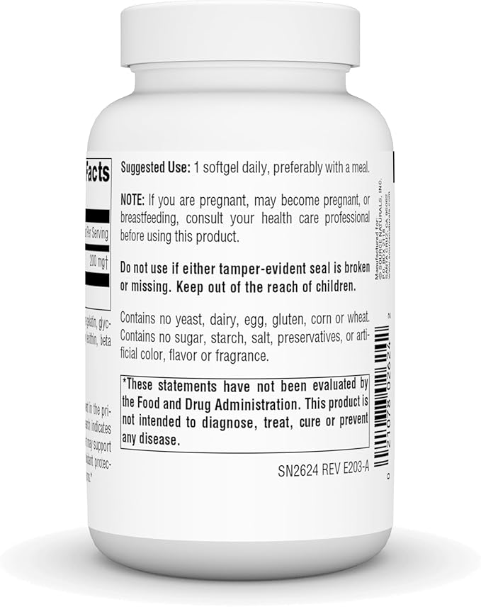 Source Natural Coenzyme Q10, Antioxidant Support*, 200 mg 90 Softgels