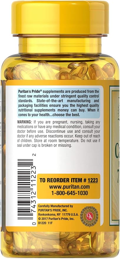 Puritan's Pride Beta-Carotene 25,000 IU-250 Softgels