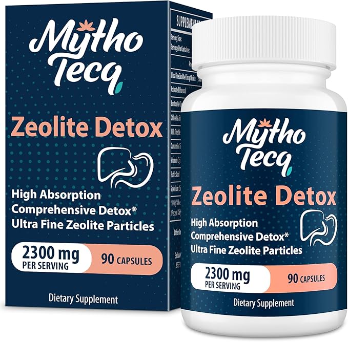 69,000 MG Zeolite Detox, Activated Charcoal, Detox-90 Caps
