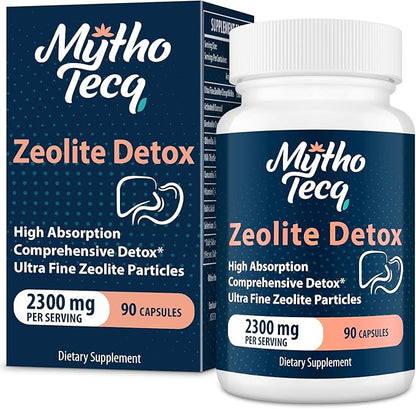 69,000 MG Zeolite Detox, Activated Charcoal, Detox-90 Caps