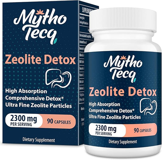 69,000 MG Zeolite Detox, Activated Charcoal, Detox-90 Caps