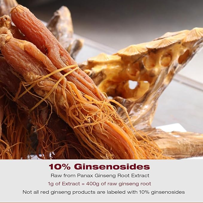 ECO-TASTE Ginseng Root Extract Powder-Korean Panax 10% Ginsenosides, 60g (60 (60 Servings)