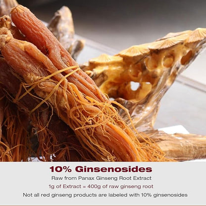ECO-TASTE Ginseng Root Extract Powder-Korean Panax 10% Ginsenosides, 60g (60 (60 Servings)