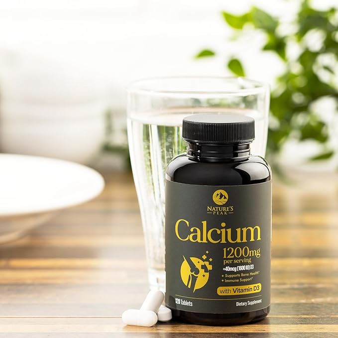 Calcium 1200 mg with Vitamin D3, 120 Tablets