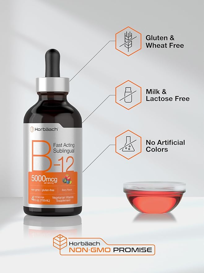 Horbaach B-12 | 5000mcg | 4oz B12 |