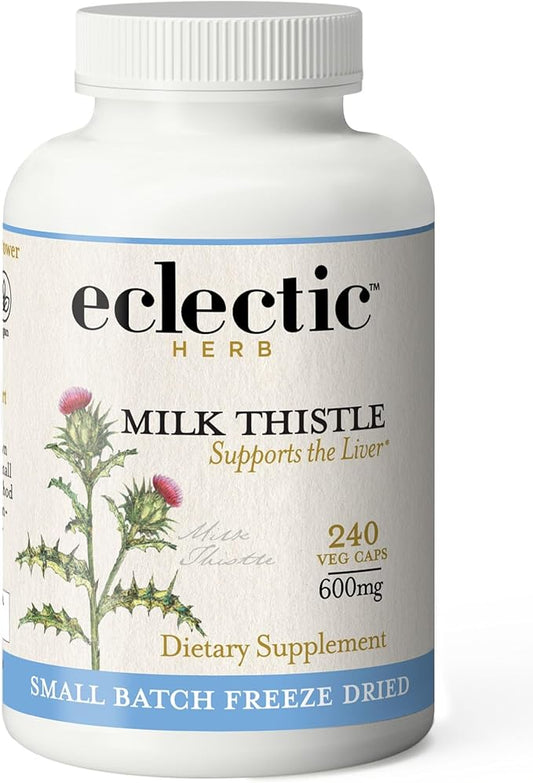 Eclectic Institute Raw Freeze-Dried Non-GMO Milk Thistle 240 CT