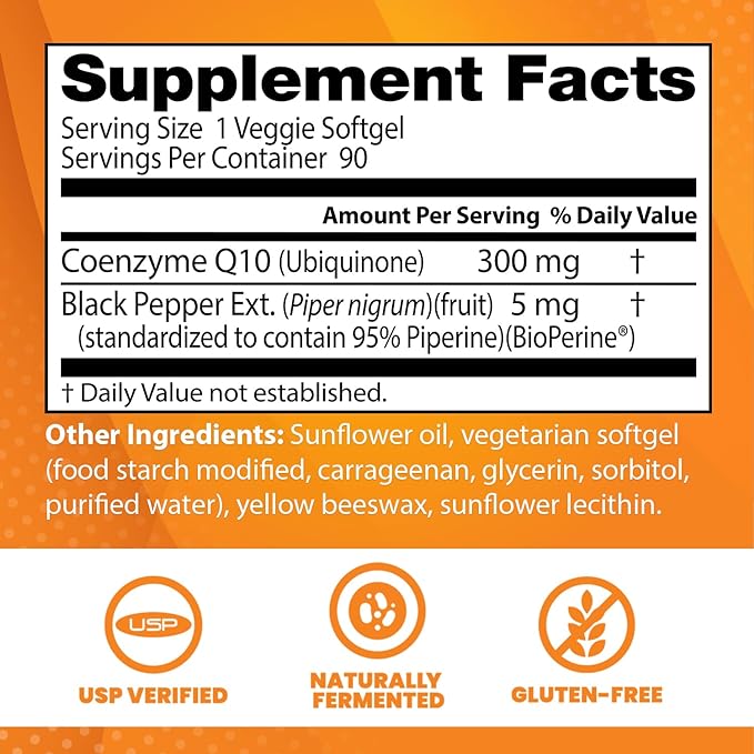 Doctor's Best High Absorption CoQ10 300 mg, 90 Veggie