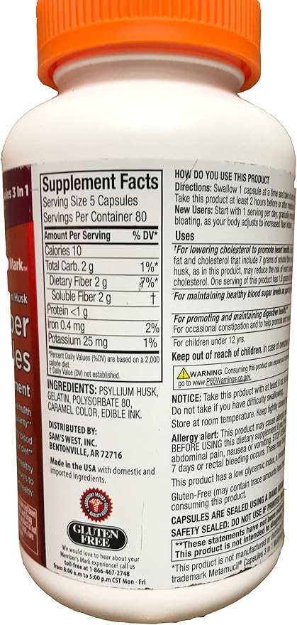 Member's Mark Fiber Capsules 2Pack (400
