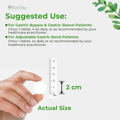 BariSlim Bariatric Calcium Citrate with Magnesium 500 mg (90 Servings)