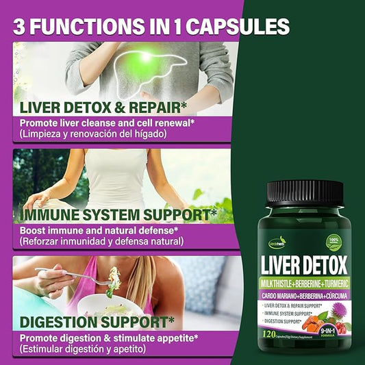 Herbal Complex Extract, Milk Thistle Berberine 240 capsules