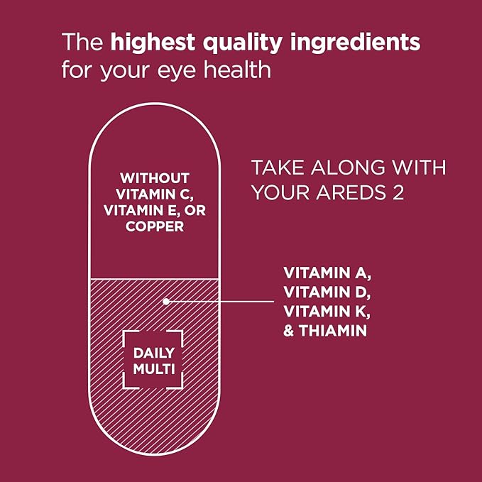 Viteyes Classic AREDS 2 Companion Multivitamin 2 Users, 30 Capsules,