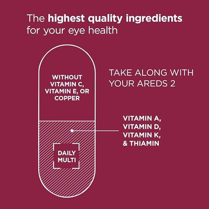 Viteyes Classic AREDS 2 Companion Multivitamin 2 Users, 30 Capsules,