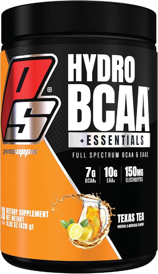 PROSUPPS® HydroBCAA® BCAA/EAA Full Spectrum Matrix, 7g BCAAs, 3g EAAS, 0g Sugar, 0g Carbs, (30 Servings,