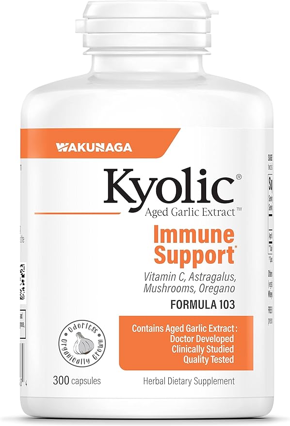 Kyolic Aged Garlic Extract Formula 103 300 Capsules
