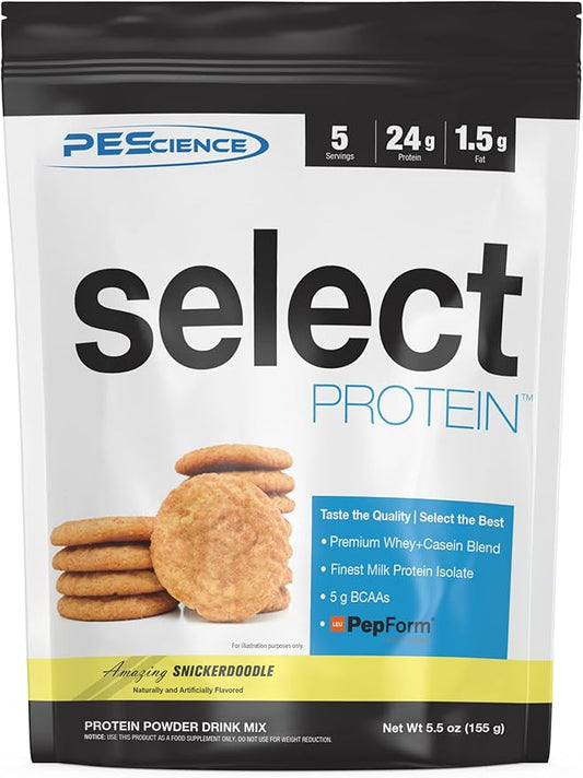 PEScience Select Low Carb Protein Powder, 5 Serving,