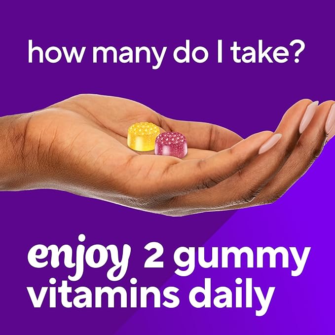Vitafusion Omega-3 Gummy Vitamins, Berry Lemonade Vitamins(1) With 3 EPA/DHA 1 Vitamin 60 Day 120 Count