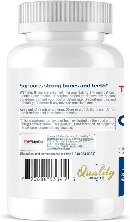 Cal-Mag-Zinc D3 Dietary Supplement (Calcium Magnesium D3) | 60 Softgels (60 Count 1))